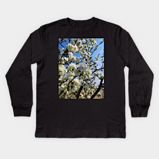 Apple Blossoms Kids Long Sleeve T-Shirt